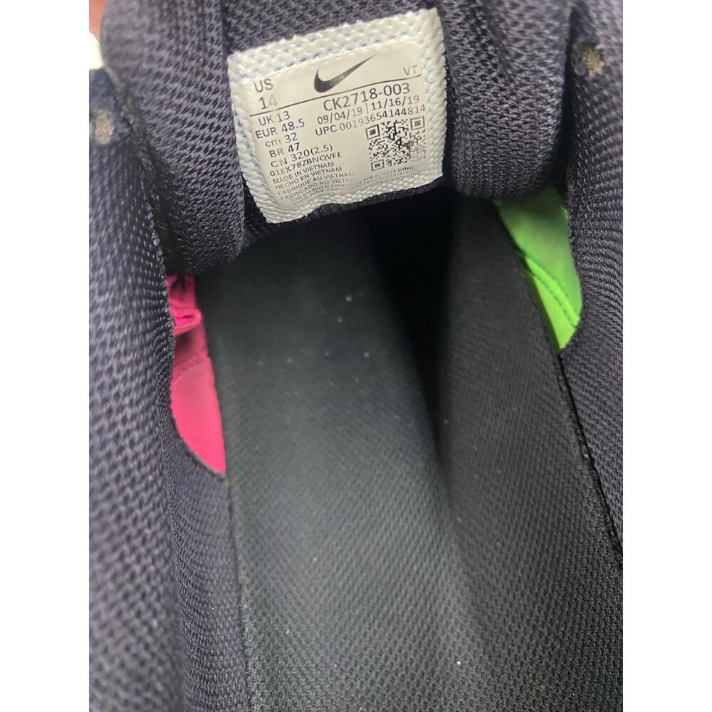 Men Nike VaporMax 360 Green Strike Pink Blast athletic shoes CK2718-003, 14 - Picture 6 of 8